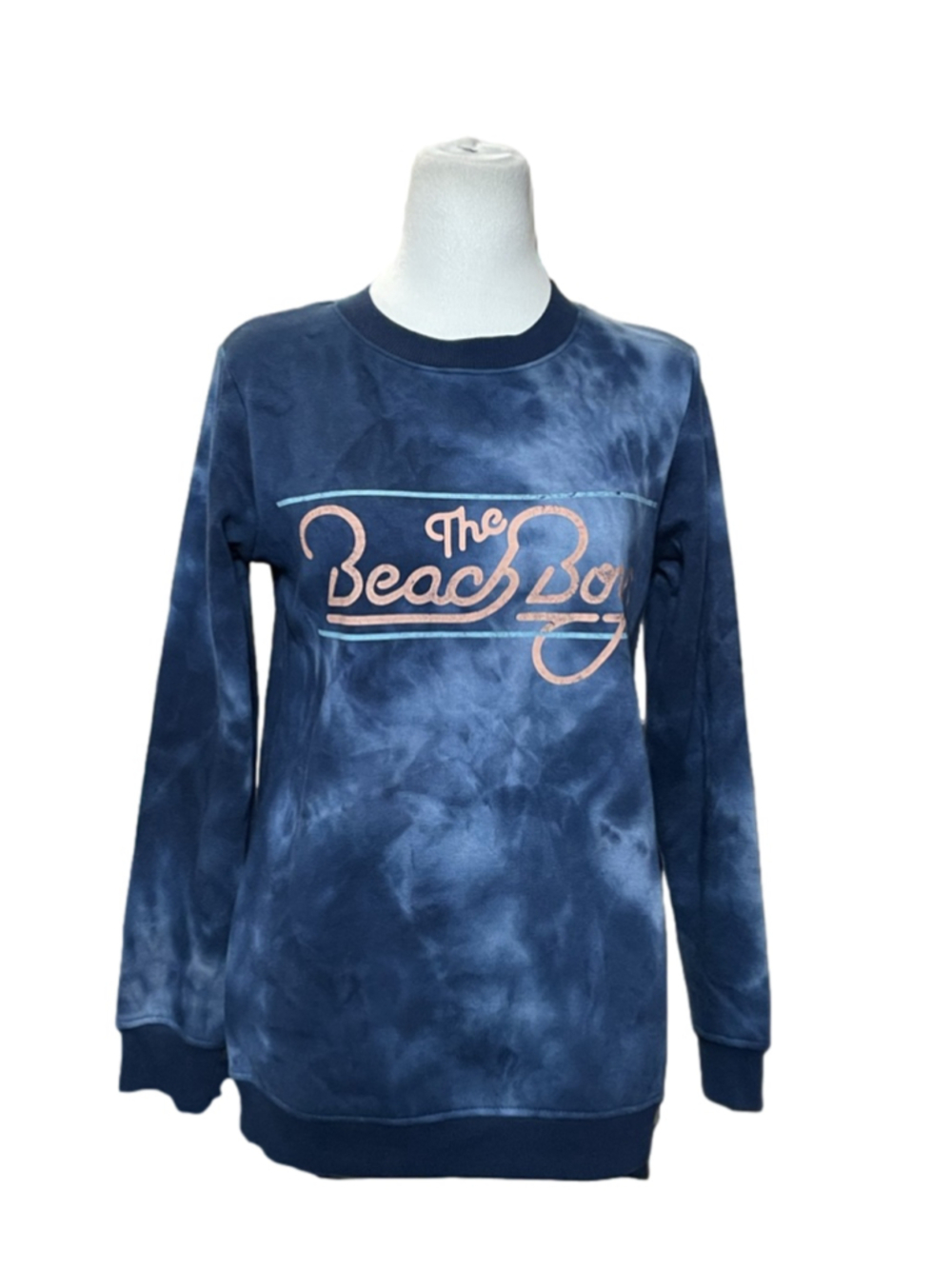 Women's The Beach Boys Blue Tie-Dye Sweatshirt XS